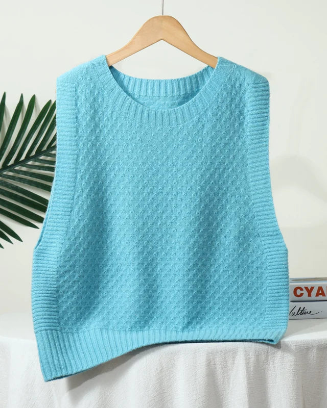 Merino Wool Jacquard Sweater Vest
