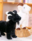 Baby Goat Horned Sheep Plush Stuffed Animal Doll