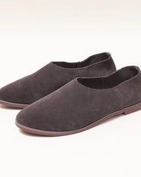 Women's Pointed-Toe Suede Loafers