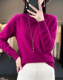 Mink Cashmere Turtleneck Sweater