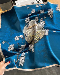 New Women's Silk Printed Scarf