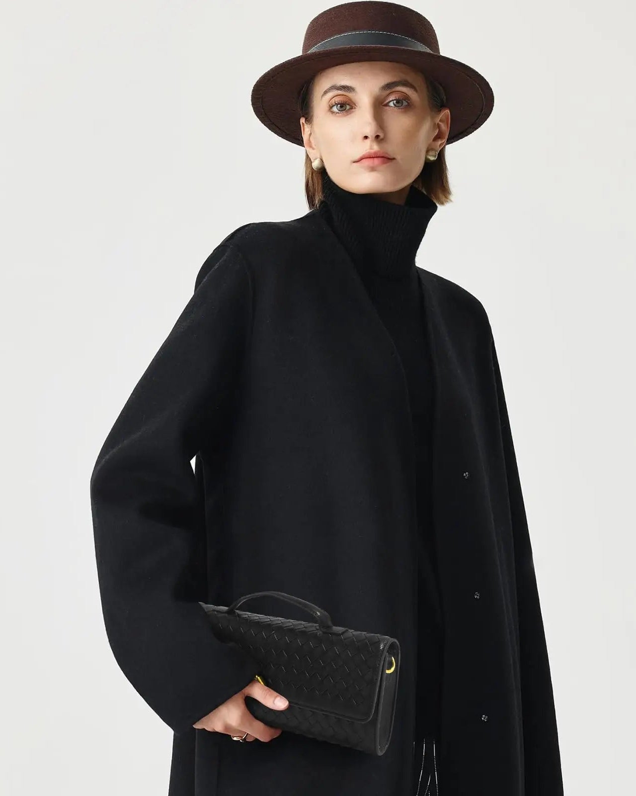 Woven Leather Bags For Evening Crossbody And Clutch