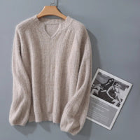 Mink Cashmere Knitted Pullover