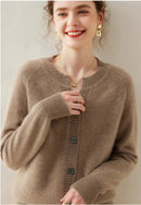 Cashmere Knitted Cardigan