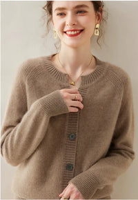 Cashmere Knitted Cardigan