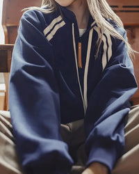 Relaxed Half Zip Pullover