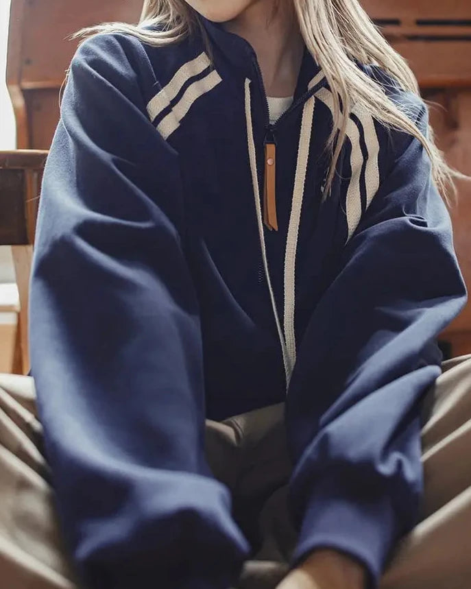 Relaxed Half Zip Pullover