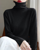 Knitted Wool Turtleneck Sweater