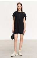 Loose Casual Short Sleeves Solid Top