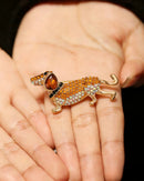 Exquisite Baroque-Style Puppy Brooch