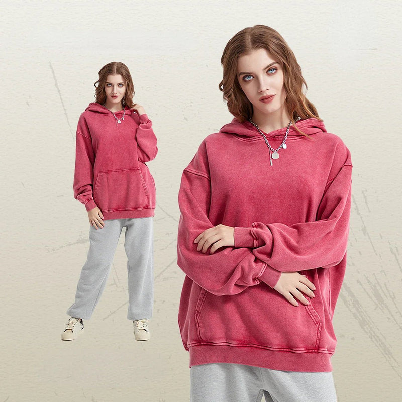 Cotton Loose Retro Thicken Hoodie