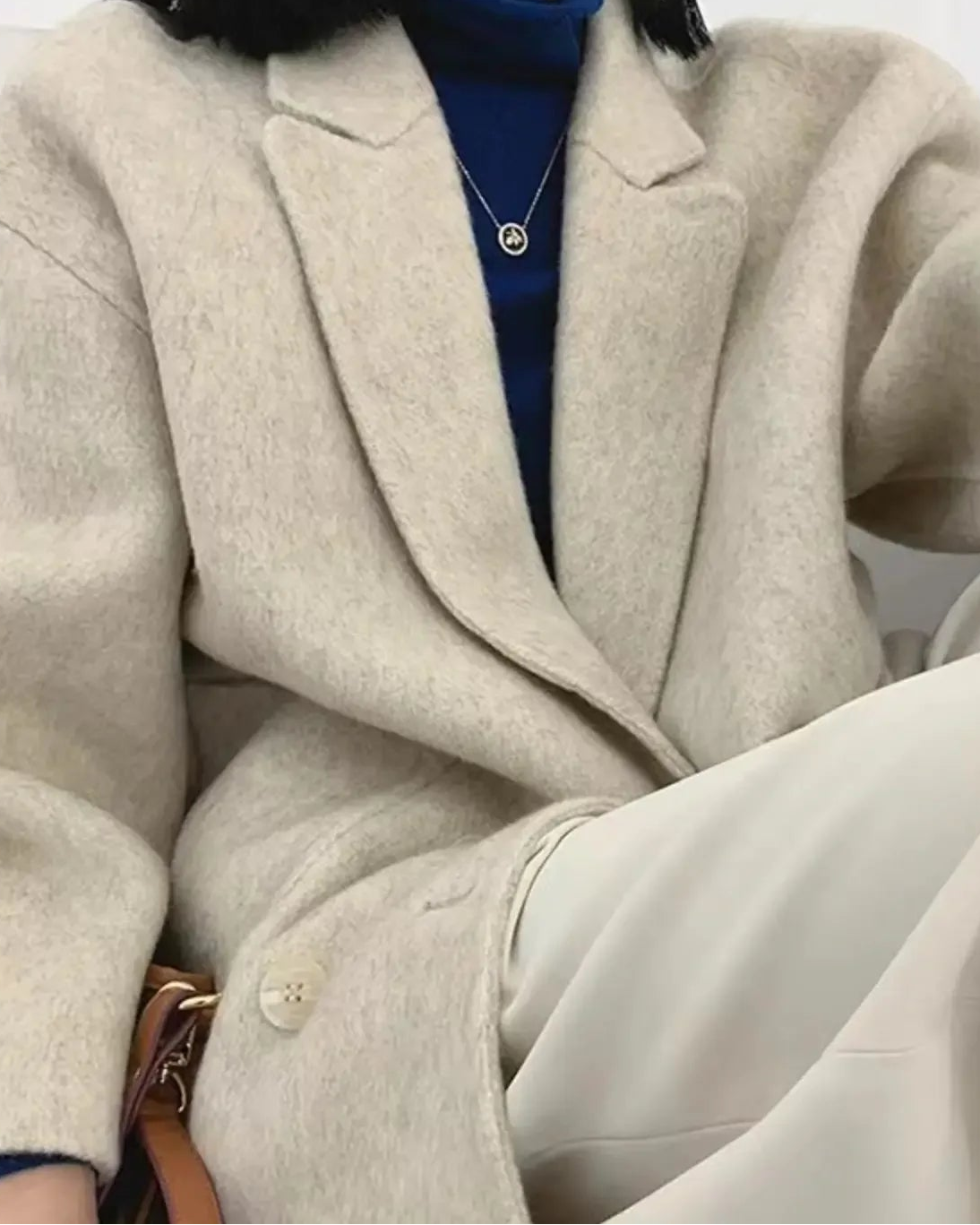 Women Double Sided Wool Coat
