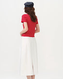 Striped Slim Knit Top