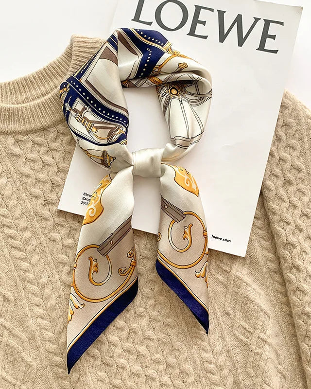 New Women's Silk Printed Scarf