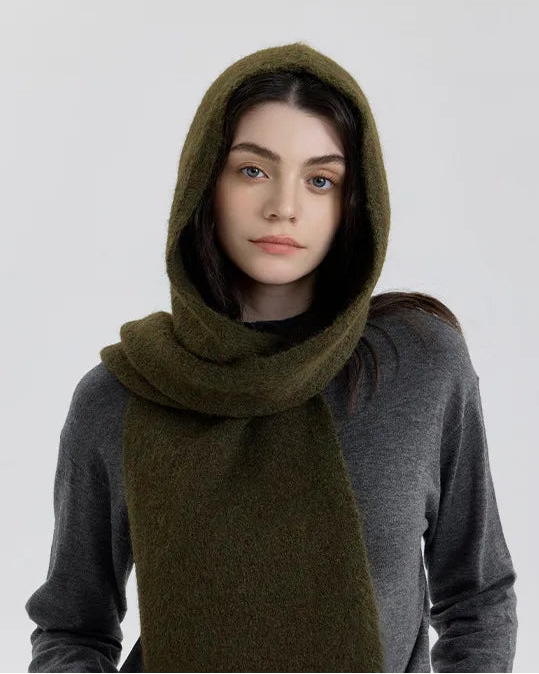 Structured Knit One-Piece Neck Warmer