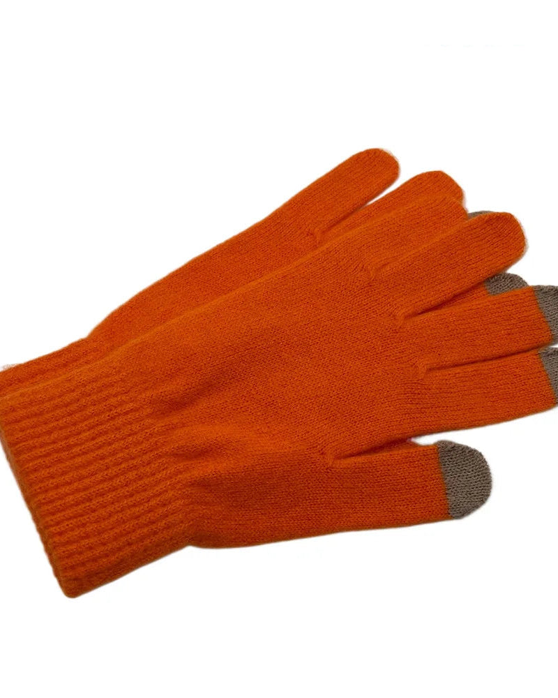 Cashmere Touchscreen Knit Gloves