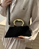 Minimalist PU Leather Square Shoulder Bag