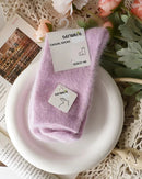 Wool Rabbit Hair Mid-Tube Socks