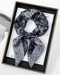 Printed Square Scarf Shawl & Headband