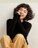 Casual Round Neck Loose Cashmere Sweater