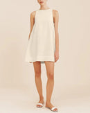 Stylish Round Neck Sleeveless Mini Dress