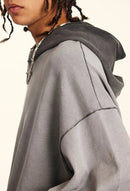 Oversized Retro Washed Cotton Hoodies