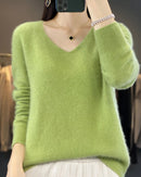 Merino Wool V-Neck Sweater