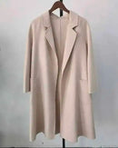 Belted Wool-Blend Wrap Coat