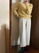 V-neck Pure Cashmere Sweater