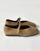 Stylish Low-Cut Lace-Up Round-Toe Flat Shoes