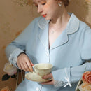 Turn-Down Collar Two-Pieces Pajamas