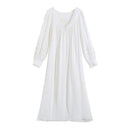 Cotton Loose V-Neck Nightdress