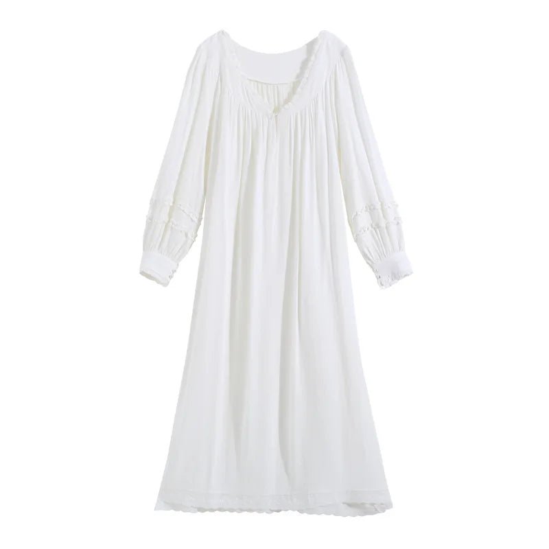 Cotton Loose V-Neck Nightdress