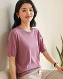 Everyday Cotton O-Neck Knit Tee