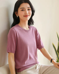 Everyday Cotton O-Neck Knit Tee