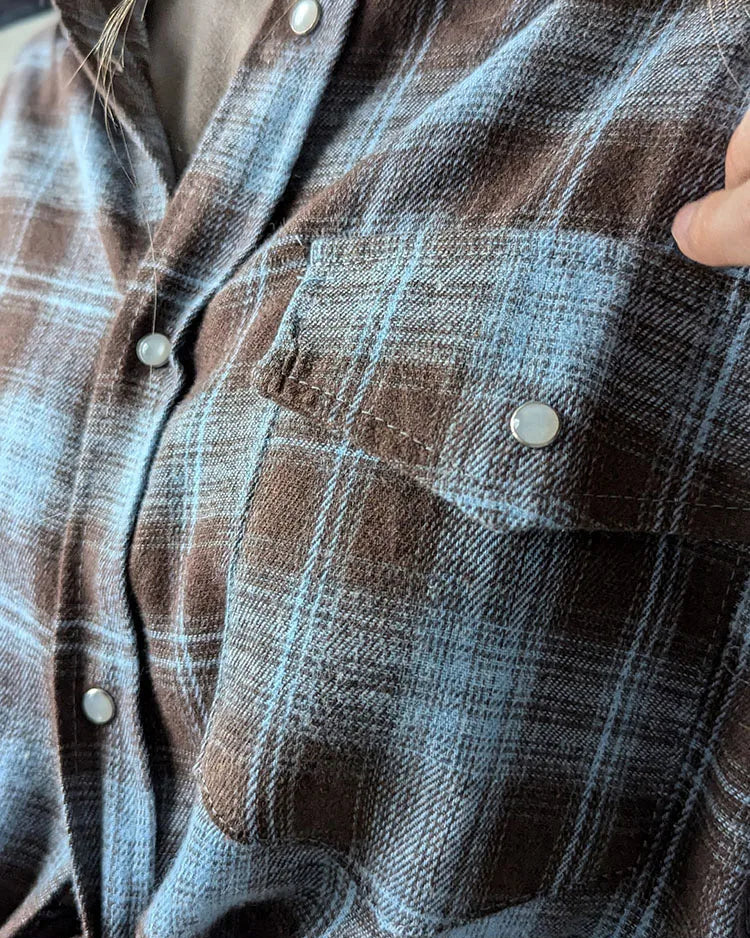 Classic Plaid Relaxed Longline Shirt