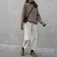 Turtleneck Loose Wool Sweater