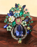 Exquisite Baroque Floral Design Brooch