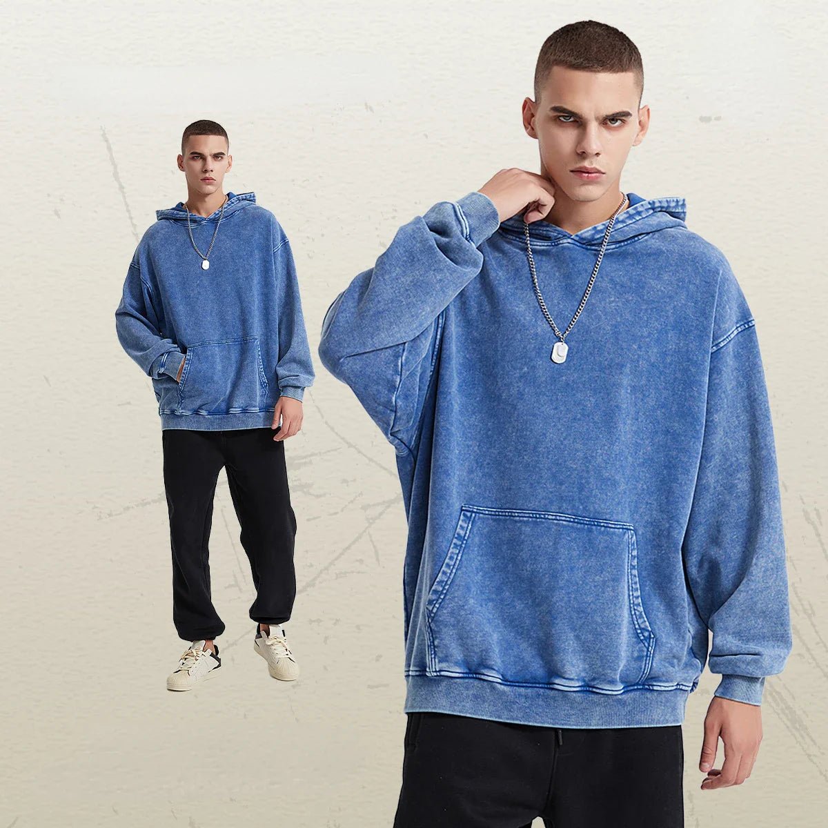 Cotton Loose Retro Thicken Hoodie