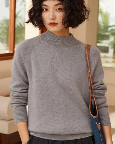 Cashmere Turtleneck Knitted Fashion Sweater