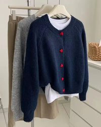 Women's Minimal Knit Cardigan Sweater
