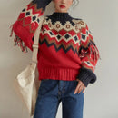 Vintage Christmas Jacquard Pullover Sweaters