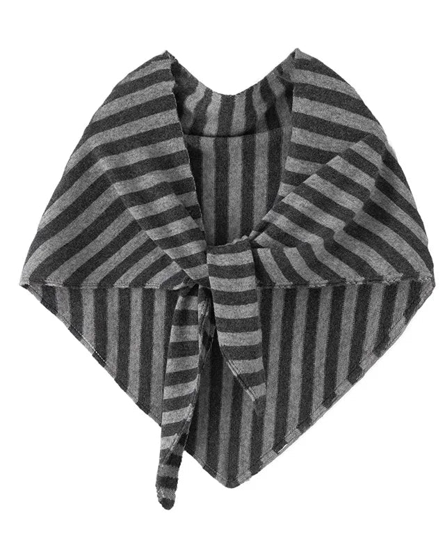 Merino Wool Triangle Knit Shawl