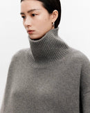 Oversized Cashmere Turtleneck Sweater