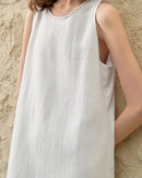 Casual Loose Sleeveless Round Neck A-Line Dress