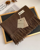 Faux Cashmere Thick Wrap Scarf in Colors