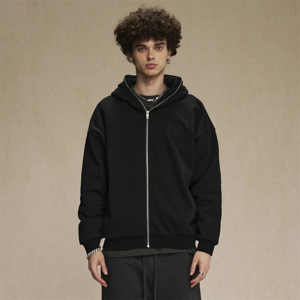Thick Fleece Zipper Hoodies