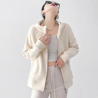 Slim Fit Zipper Up Hoodies