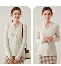 Pure Cashmere V-Neck Pullover Sweater