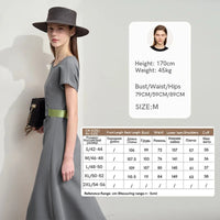 Solid Round Neck Sleeveless Dresses